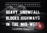 Image of snowfall Omaha Nebraska USA, 1937, second 7 stock footage video 65675041414