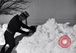 Image of snowfall Omaha Nebraska USA, 1937, second 38 stock footage video 65675041414