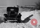 Image of snowfall Omaha Nebraska USA, 1937, second 45 stock footage video 65675041414