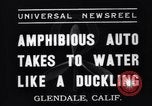 Immagine di Anfibi automobile Glendale California USA, 1937, secondo 1 filmato di repertorio 65675041422
