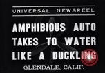 Immagine di Anfibi automobile Glendale California USA, 1937, secondo 4 filmato di repertorio 65675041422