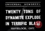 Immagine di Dynamite Havelock Ontario Canada, 1937, secondo 3 filmato di repertorio 65675041428