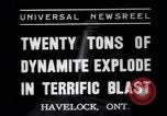 Immagine di Dynamite Havelock Ontario Canada, 1937, secondo 9 filmato di repertorio 65675041428