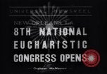 Image of Cardinal Mundelein New Orleans Louisiana USA, 1938, second 1 stock footage video 65675041429