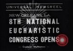 Image of Cardinal Mundelein New Orleans Louisiana USA, 1938, second 4 stock footage video 65675041429