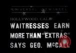 Immagine di Le cameriere Hollywood Los Angeles California USA, 1938, secondo 1 filmato di repertorio 65675041435