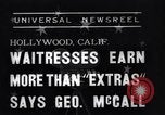 Immagine di Le cameriere Hollywood Los Angeles California USA, 1938, secondo 3 filmato di repertorio 65675041435