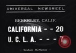 Standbild Fußballspiel Berkeley California USA, 1938, aus Sekunde 4 historischem Filmmaterial Videoclip 65675041437