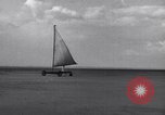 Standbild amphibischen Segelboot Salt Lake City Utah USA, 1938, aus Sekunde 40 historischem Filmmaterial Videoclip 65675041439