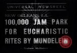 Standbild Kardinal Mundelein New Orleans Louisiana USA, 1938, aus Sekunde 1 historischem Filmmaterial Videoclip 65675041440