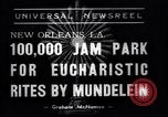 Standbild Kardinal Mundelein New Orleans Louisiana USA, 1938, aus Sekunde 6 historischem Filmmaterial Videoclip 65675041440