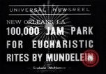 Standbild Kardinal Mundelein New Orleans Louisiana USA, 1938, aus Sekunde 7 historischem Filmmaterial Videoclip 65675041440
