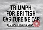Standbild britische Rover Unternehmen Gas turbine Auto Belgien, 1952, aus Sekunde 1 historischem Filmmaterial Videoclip 65675041447