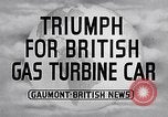 Standbild britische Rover Unternehmen Gas turbine Auto Belgien, 1952, aus Sekunde 4 historischem Filmmaterial Videoclip 65675041447