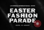 Image of Easter Fashion Parade Miami Florida USA, 1961, second 1 stock footage video 65675041460