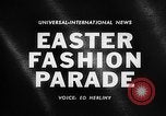 Image of Easter Fashion Parade Miami Florida USA, 1961, second 4 stock footage video 65675041460