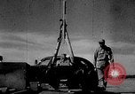 Standbild Rocket powered Sled Muroc California USA, 1948, aus Sekunde 8 historischem Filmmaterial Videoclip 65675041471