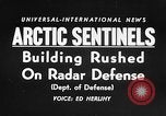Image of Radar stations Canada, 1956, second 15 stock footage video 65675041475