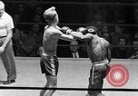 Immagine di Guanti Golden Light middleweight boxe New York City USA, 1954, secondo 55 filmato di repertorio 65675041494