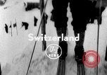 Image of skiing competition Switzerland, 1954, second 1 stock footage video 65675041496