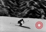 Image of skiing competition Switzerland, 1954, second 31 stock footage video 65675041496