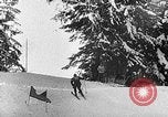 Image of skiing competition Switzerland, 1954, second 34 stock footage video 65675041496