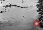 Image of skiing competition Switzerland, 1954, second 48 stock footage video 65675041496