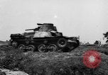 Image of Japanese tank crosses ditch India, 1944, second 12 stock footage video 65675041509