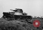 Image of Japanese tank crosses ditch India, 1944, second 21 stock footage video 65675041509