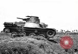 Image of Japanese tank crosses ditch India, 1944, second 30 stock footage video 65675041509