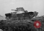 Image of Japanese tank crosses ditch India, 1944, second 51 stock footage video 65675041509