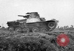 Image of Japanese tank crosses ditch India, 1944, second 55 stock footage video 65675041509