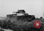 Image of Japanese tank crosses ditch India, 1944, second 60 stock footage video 65675041509