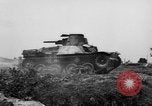 Image of Japanese tank crosses ditch India, 1944, second 61 stock footage video 65675041509