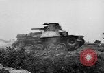 Image of Japanese tank crosses ditch India, 1944, second 62 stock footage video 65675041509