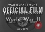 Image of tanks outfitted with hedgerow cutters and flame throwers Europe, 1944, second 7 stock footage video 65675041512