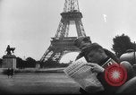 Image of tanks outfitted with hedgerow cutters and flame throwers Europe, 1944, second 28 stock footage video 65675041512