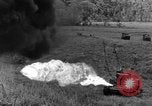 Image of tanks outfitted with hedgerow cutters and flame throwers Europe, 1944, second 46 stock footage video 65675041512