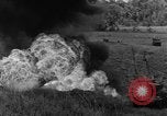 Image of tanks outfitted with hedgerow cutters and flame throwers Europe, 1944, second 50 stock footage video 65675041512