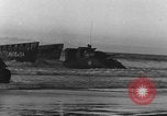 Image of tanks outfitted with hedgerow cutters and flame throwers Europe, 1944, second 55 stock footage video 65675041512