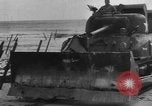 Image of tanks outfitted with hedgerow cutters and flame throwers Europe, 1944, second 59 stock footage video 65675041512