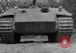 Image of Ground  view Mark V tank  Saint Lo France, 1944, second 23 stock footage video 65675041539