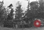 Standbild Deutsche Mark V Tank von den Amerikanern gefangengenommen Saint Lo Frankreich, 1944, aus Sekunde 8 historischem Filmmaterial Videoclip 65675041541