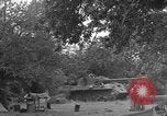 Standbild Deutsche Mark V Tank von den Amerikanern gefangengenommen Saint Lo Frankreich, 1944, aus Sekunde 38 historischem Filmmaterial Videoclip 65675041541