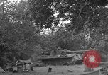 Standbild Deutsche Mark V Tank von den Amerikanern gefangengenommen Saint Lo Frankreich, 1944, aus Sekunde 41 historischem Filmmaterial Videoclip 65675041541