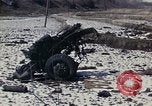 Image of Destroyed Army convoy Hoengsong Korea, 1951, second 4 stock footage video 65675041573