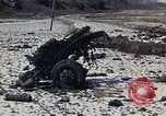 Image of Destroyed Army convoy Hoengsong Korea, 1951, second 5 stock footage video 65675041573