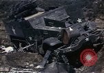 Image of Destroyed Army convoy Hoengsong Korea, 1951, second 25 stock footage video 65675041573
