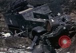 Image of Destroyed Army convoy Hoengsong Korea, 1951, second 26 stock footage video 65675041573