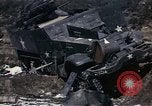 Image of Destroyed Army convoy Hoengsong Korea, 1951, second 27 stock footage video 65675041573